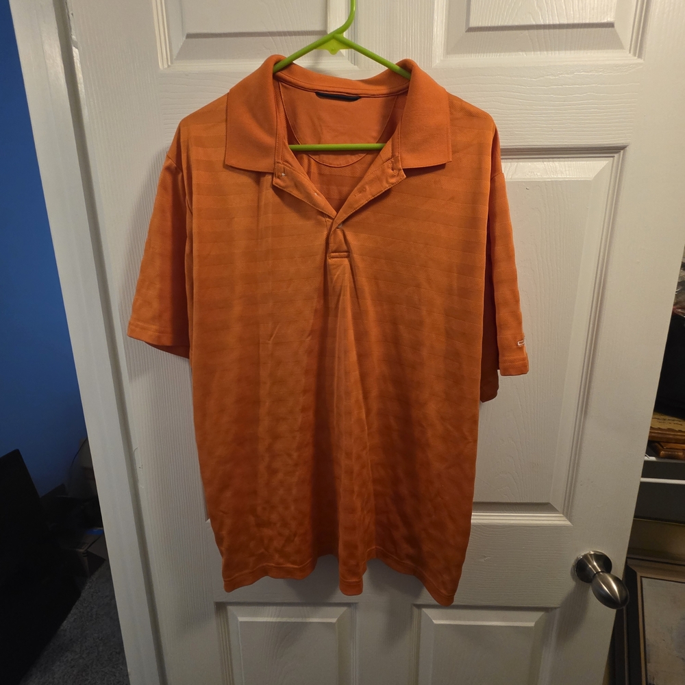 Men's Orange Polo Shirt